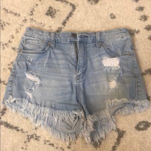 JBD Distressed Blue Jean Shorts